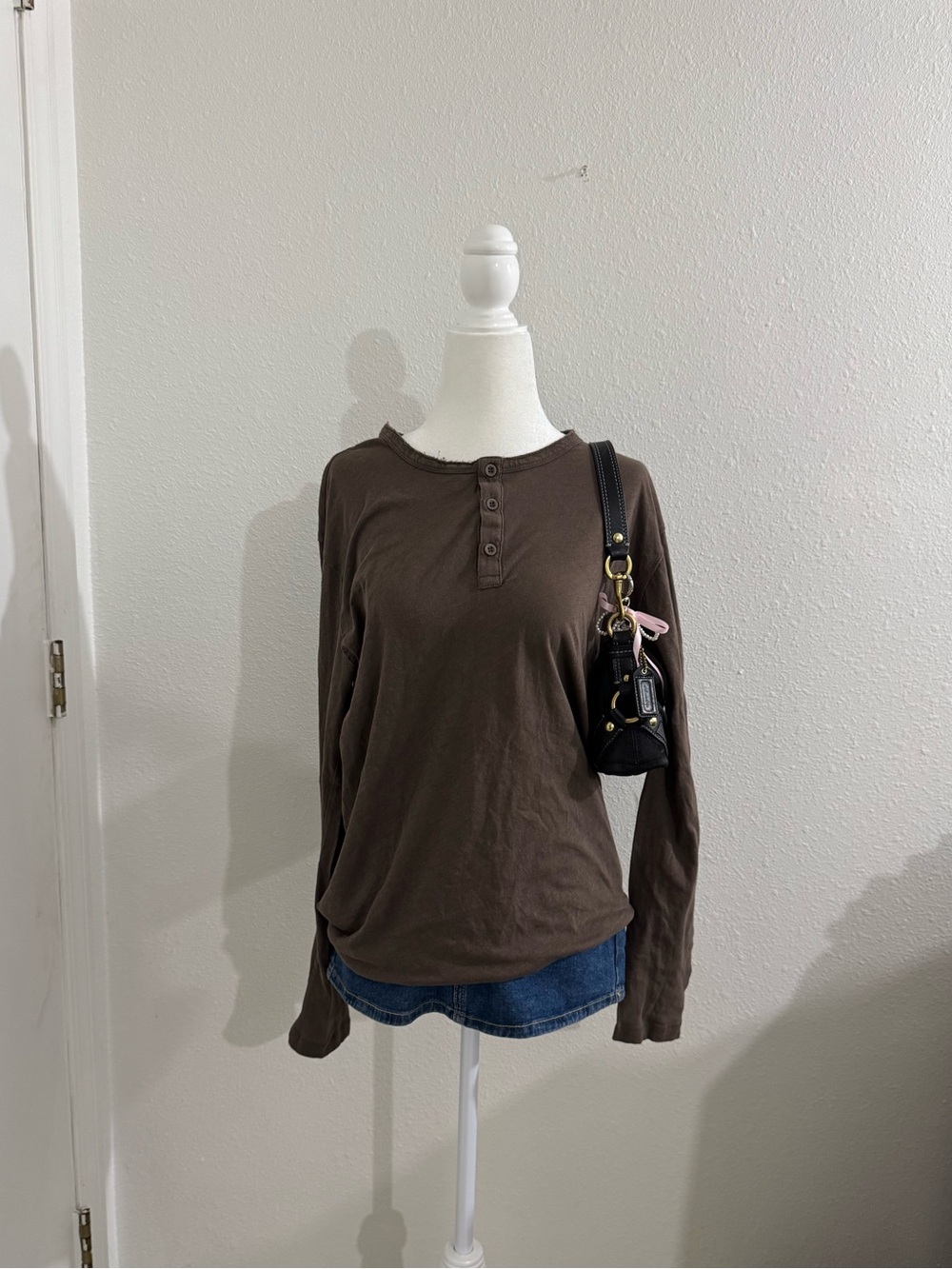 Brown all saints long sleeve